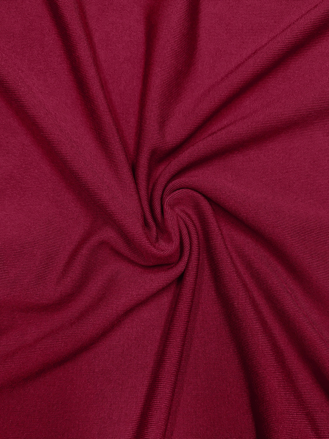 Full Sleeve Burgundy Peplum Tunic