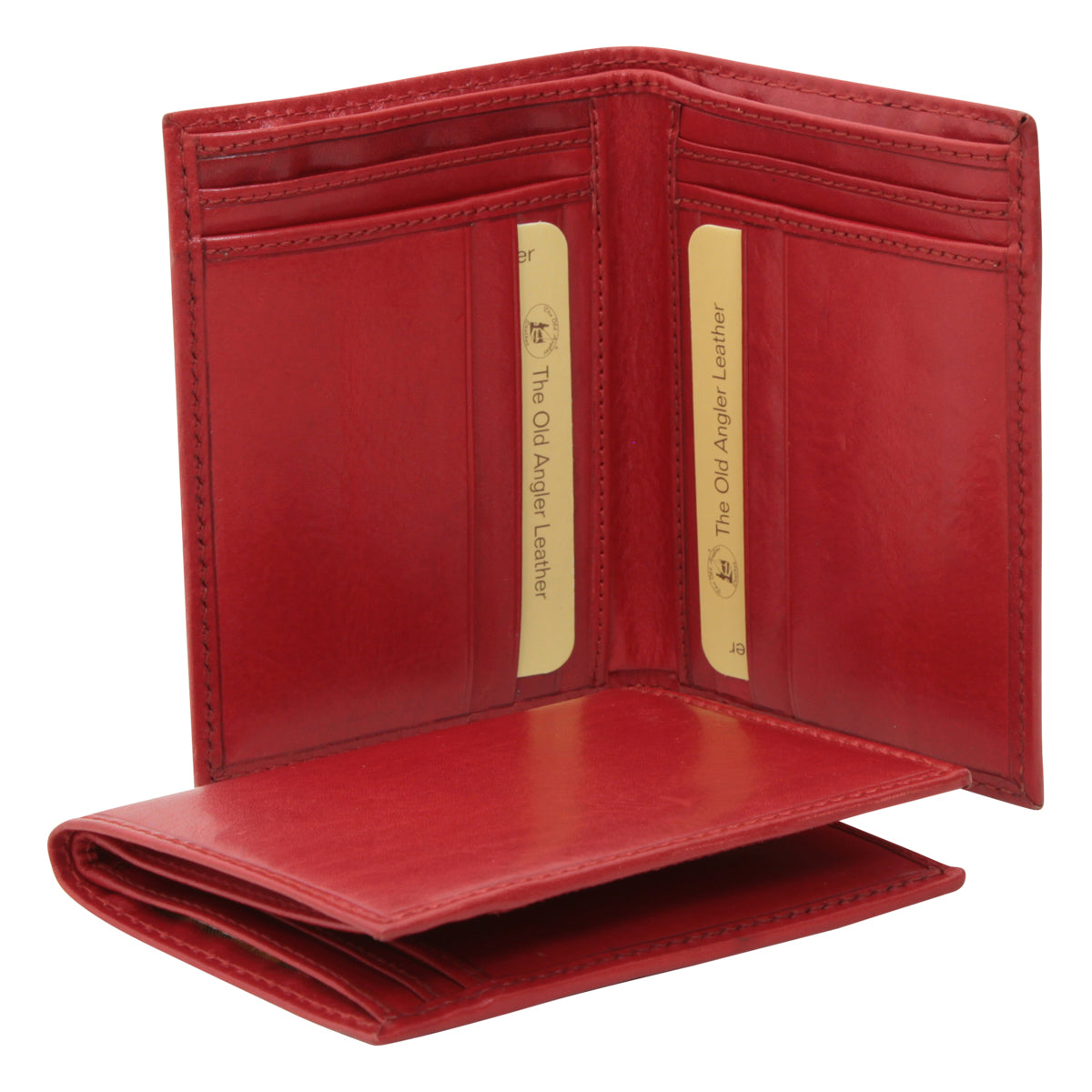 Leather wallet - red-1