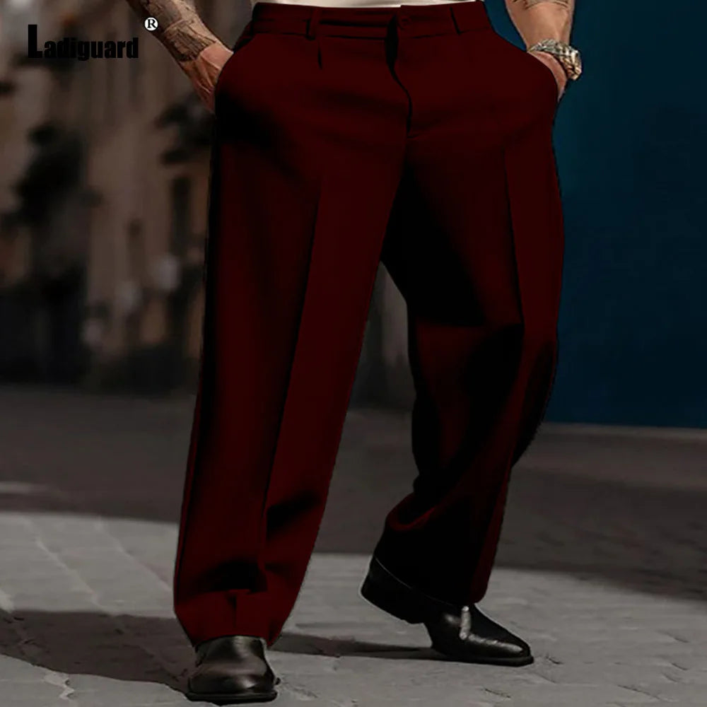 Men's Wide Leg Trousers