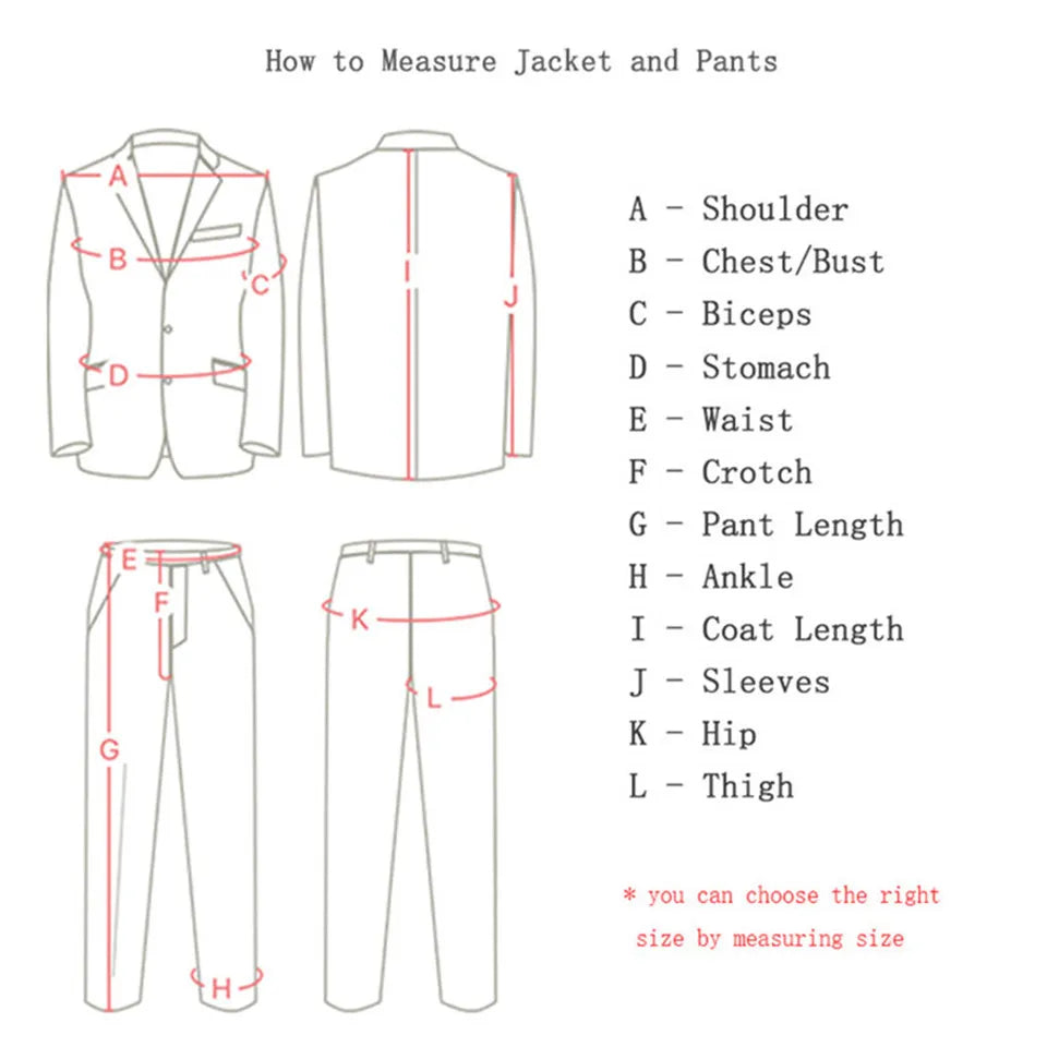 Men's Three Piece Suit