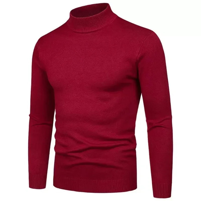 Red Turtleneck Sweater