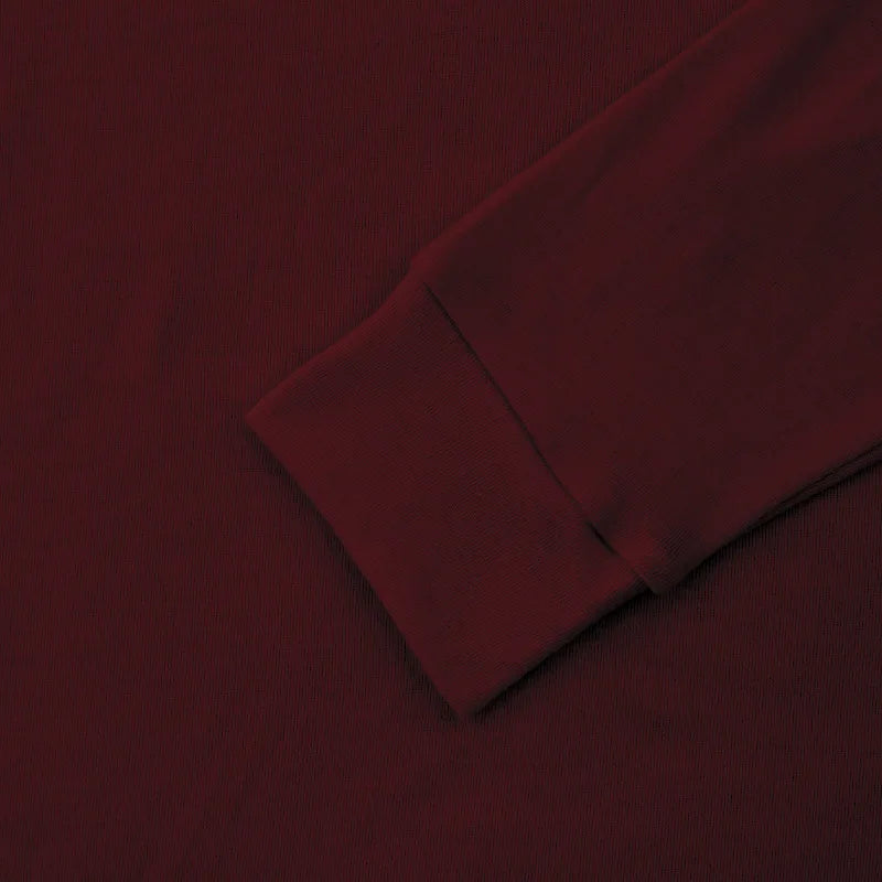 Mens Wine Red Turtleneck Sweater