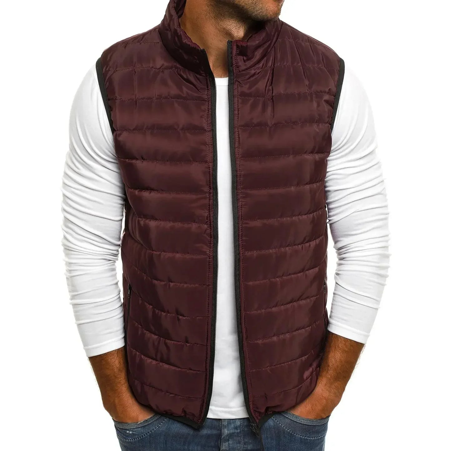 Zip Up Outerwear Vests