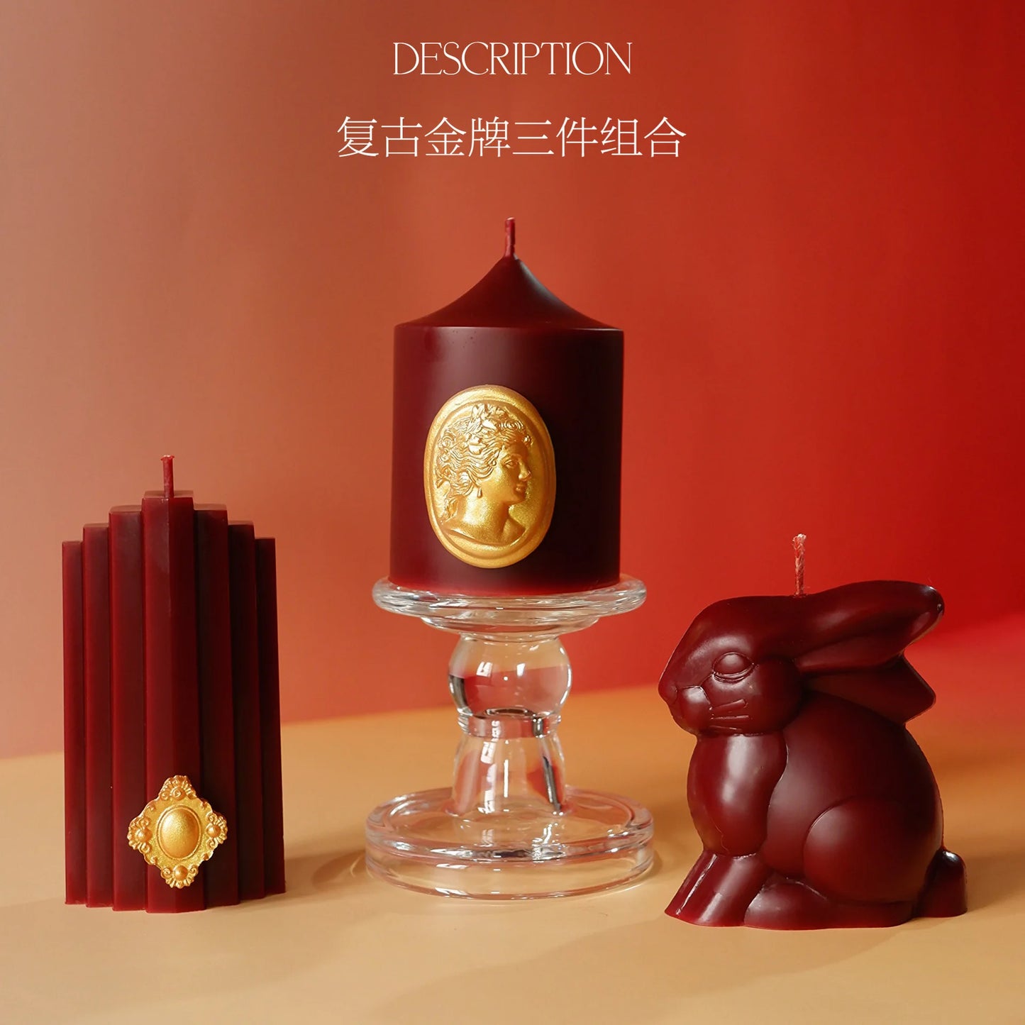French Vermilion Handmade Aromatherapy Candles