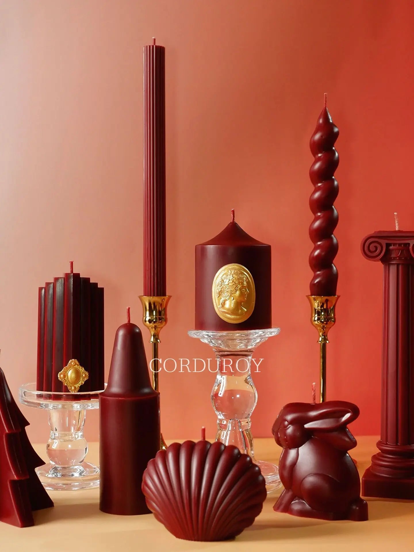 French Vermilion Handmade Aromatherapy Candles