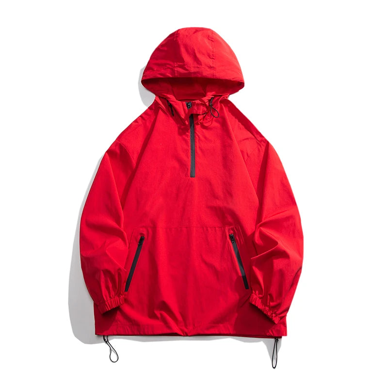 Oversized Men's Hooded Coat