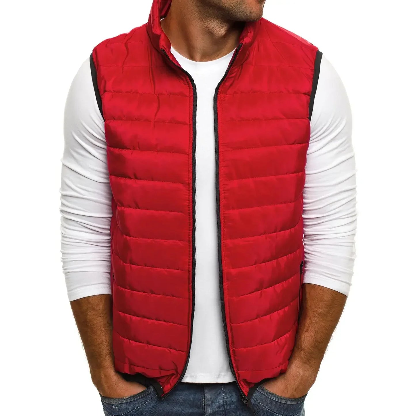 Zip Up Outerwear Vests