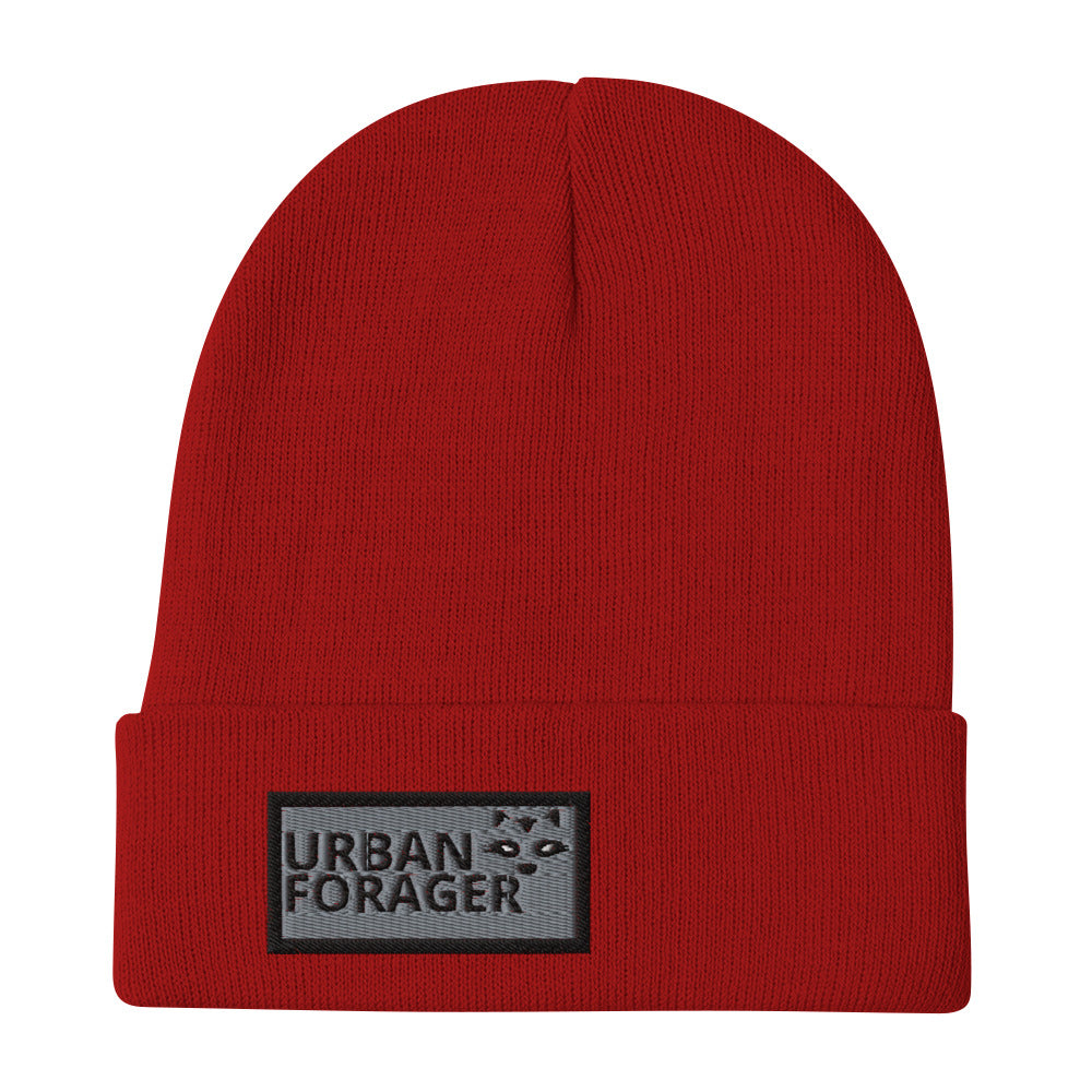 Headwear: "Urban Forager" Embroidered Beanie-0