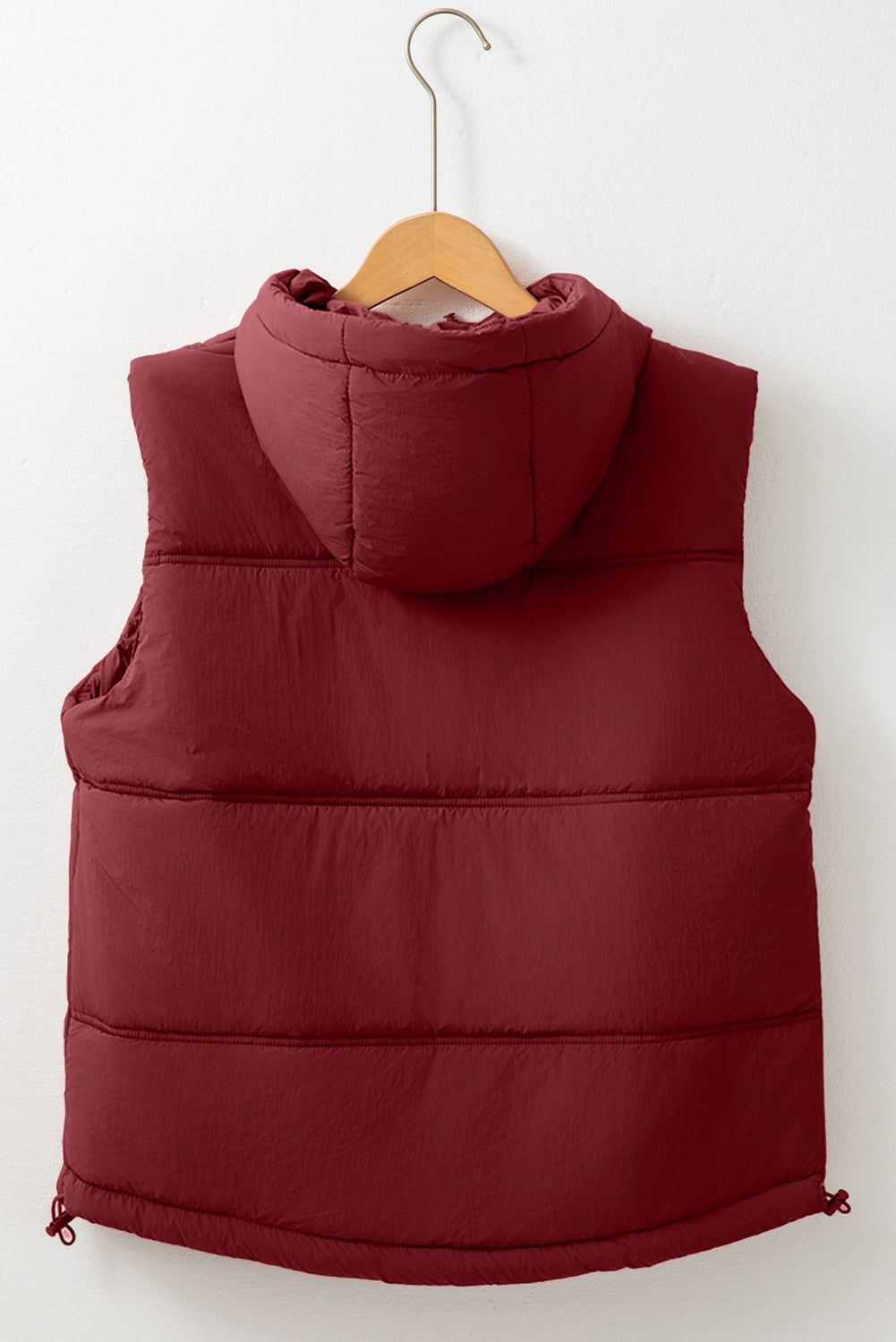 Zip Up Hooded Vest