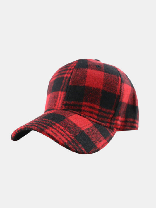 Plaid Baseball Cap