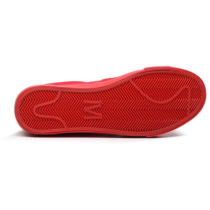 Stylish Red Canvas Shoes Men's Shoes