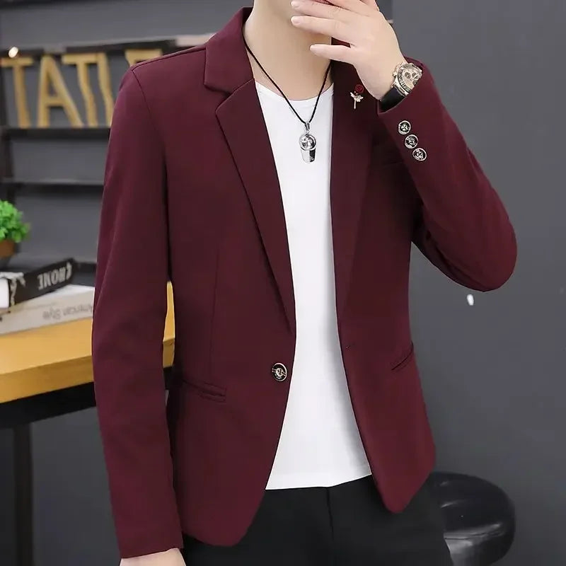 Burgundy Blazer