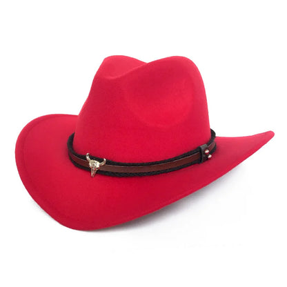Red Western Cowboy Hat