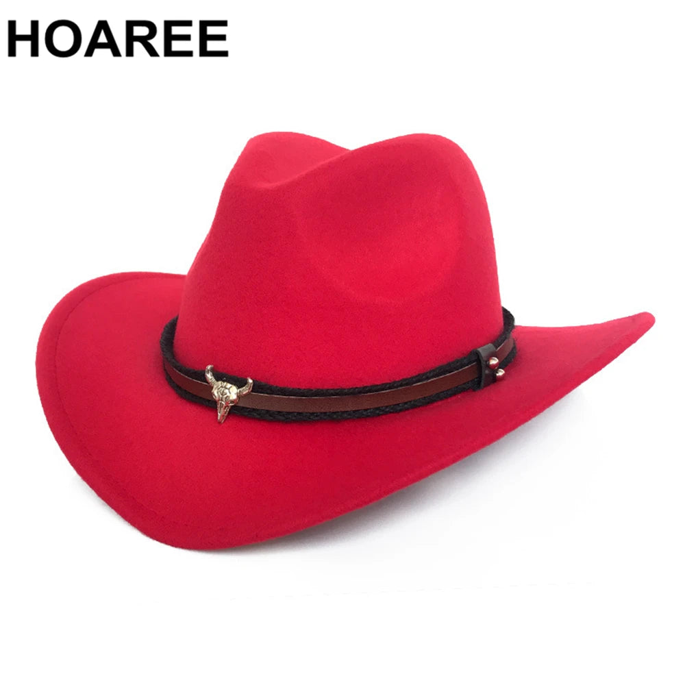 Red Western Cowboy Hat