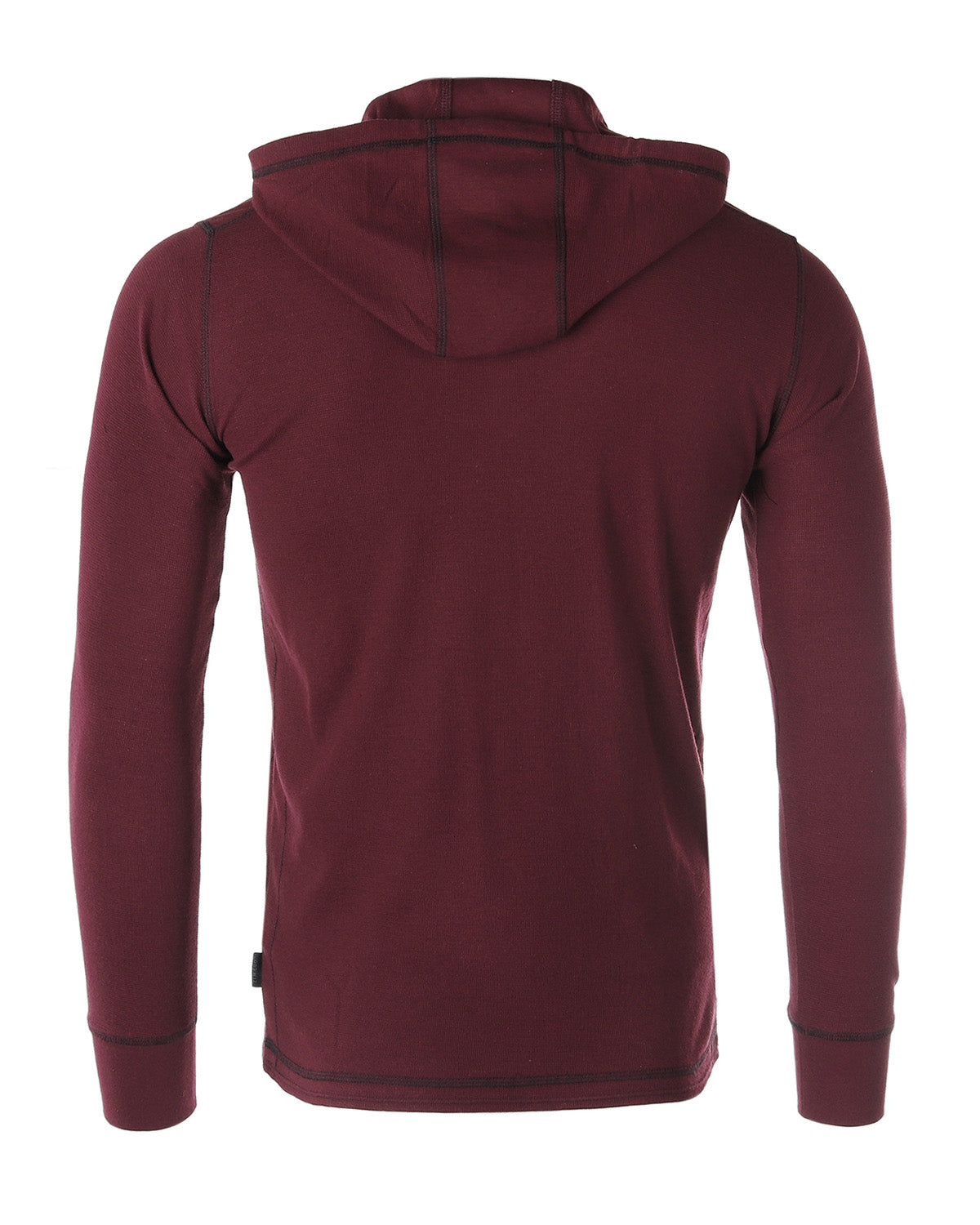 ZIMEGO Mens Vintage Dyed Thermal Long Sleeve Lightweight Fashion Hooded Henley-2