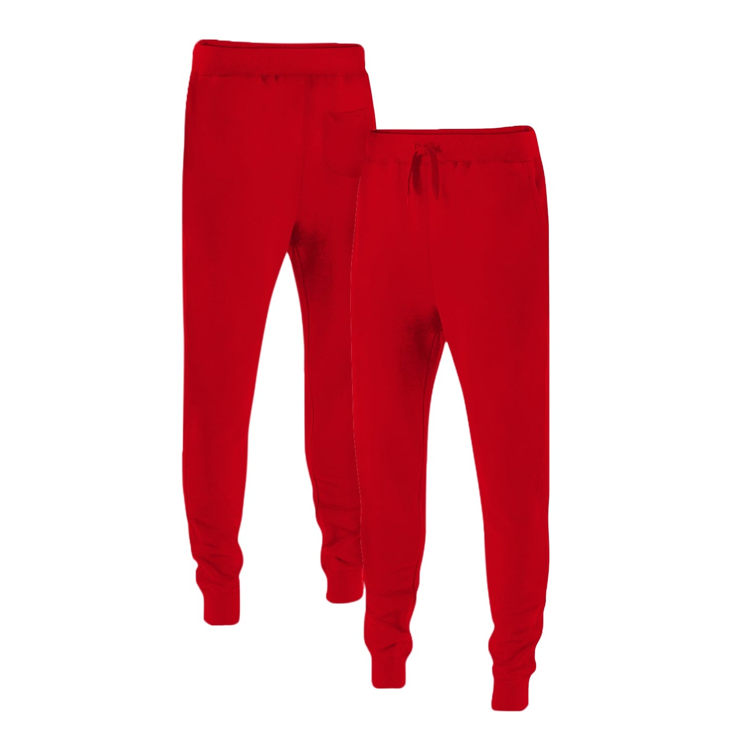 Mens Fleece Red Jogger