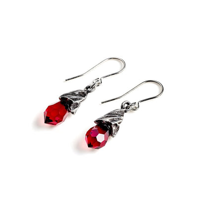 Empyrean Tear Earrings (Red)-1