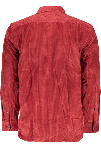 MEN'S RED LONG SLEEVE SHIRT