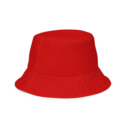 Reversible Bucket Hat Red-1