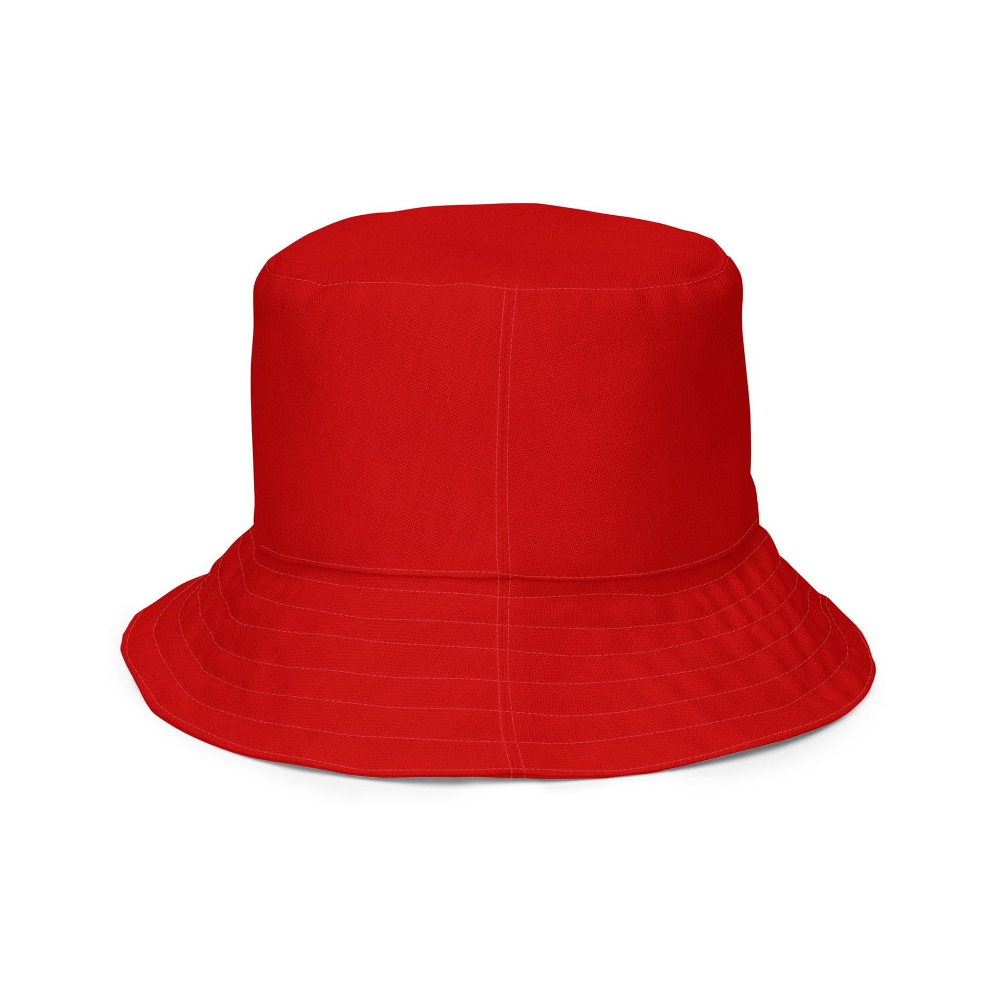 Reversible Bucket Hat Red-2