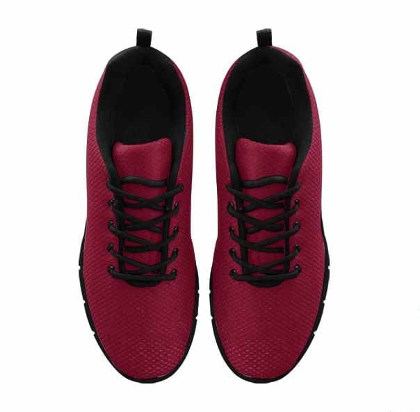 Burgundy Red Running Shoes